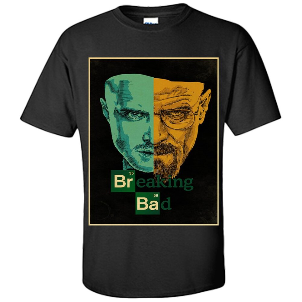 Breaking Bad T Shirt Walter White Jesse Pinkman Bryan Cranston Aaron Paul S-XXXL